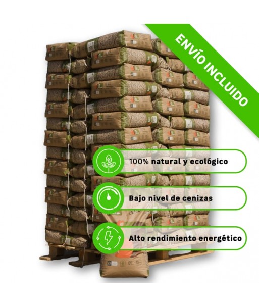 Palet de 70 sacos de pellet NATURPELLET